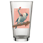 Birds with Arms Pint Glass