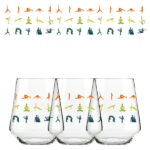 Namaste For A Drink Stemless Wine Glass